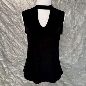 Black Goth Sleeveless Top